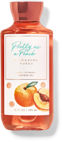 Pretty as a peach shower gel