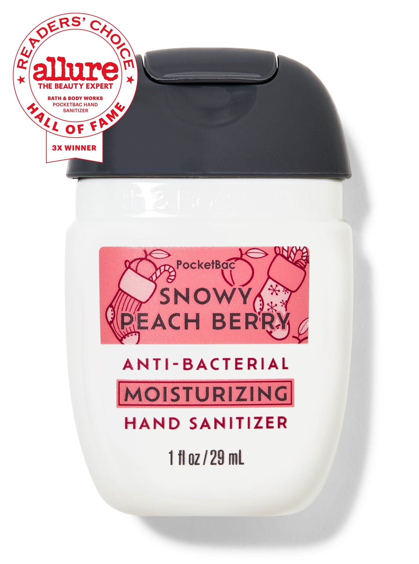 Snowy peach berry
