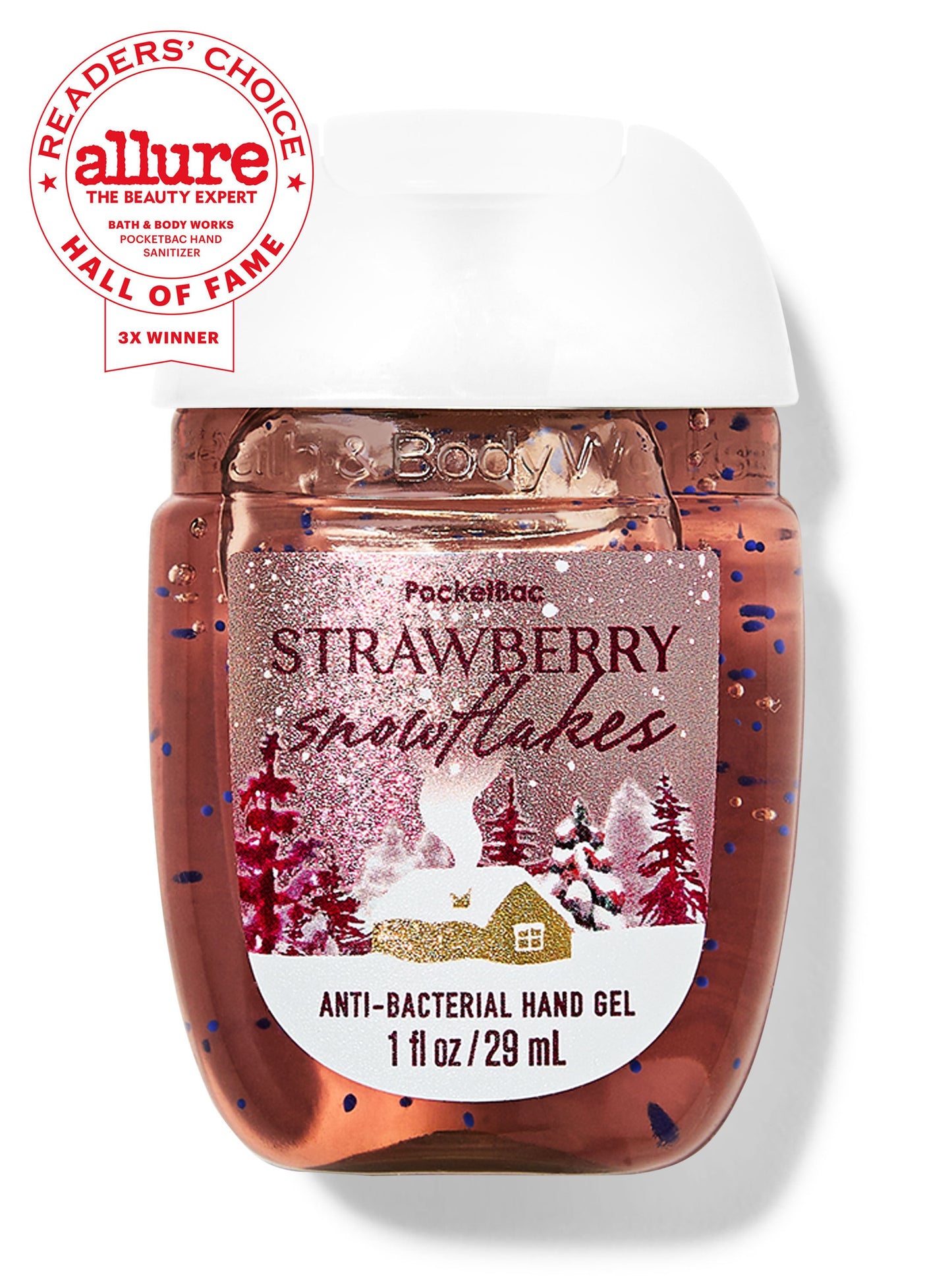 Strawberry snowflakes