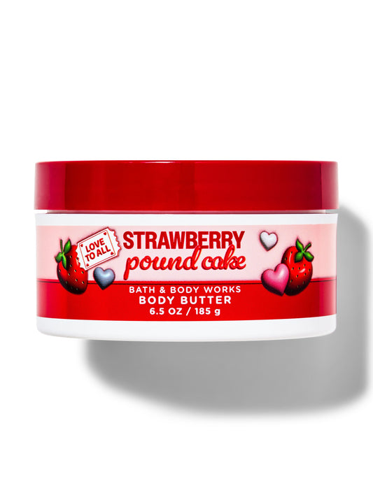 Strawberry pound cake