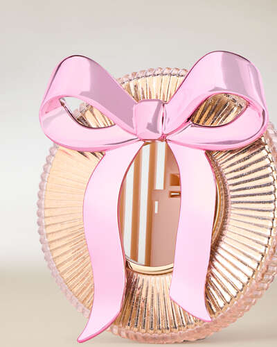 porta aroma para carro moño rosa