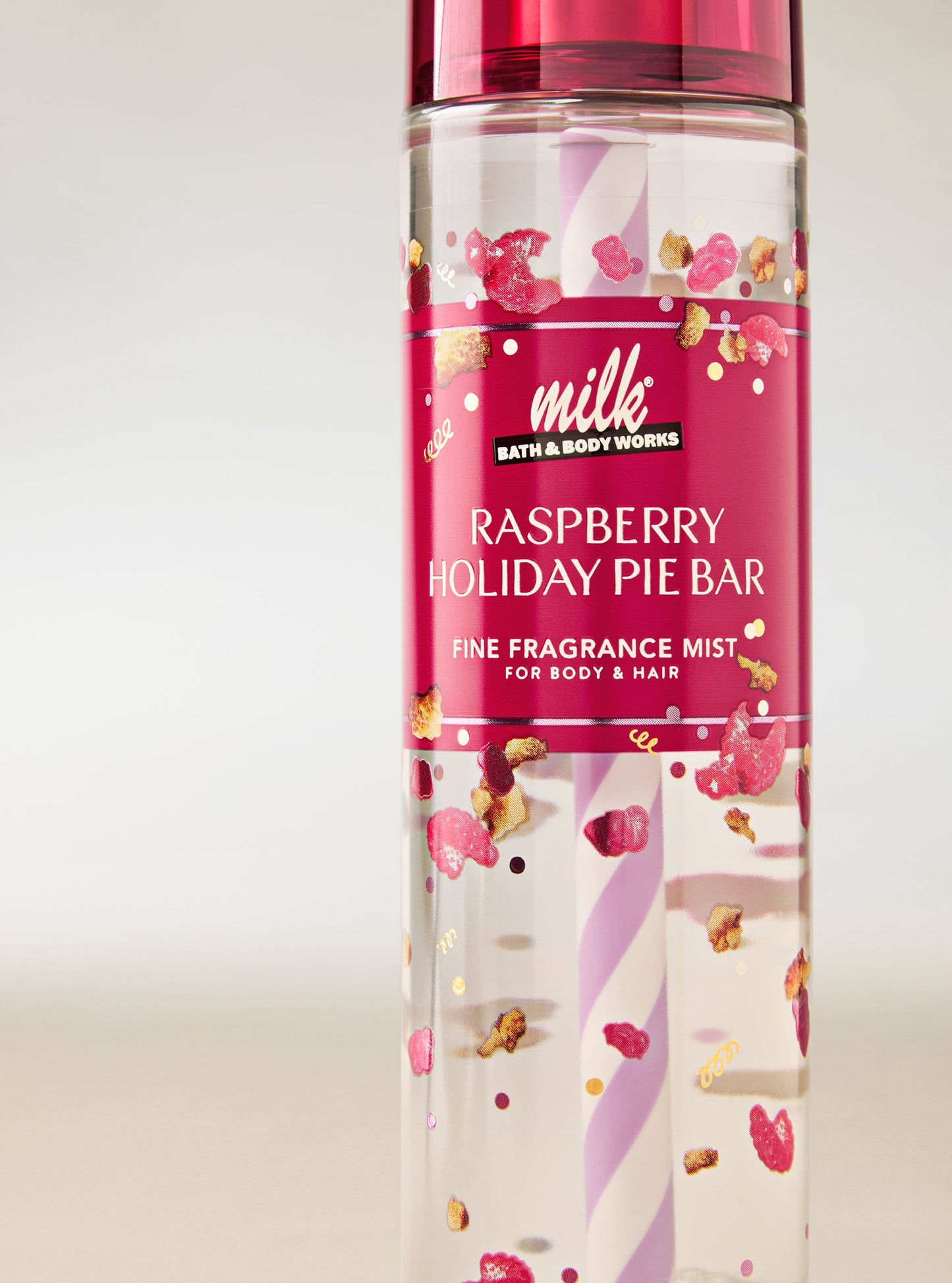 Raspberry Holiday Pie Bar