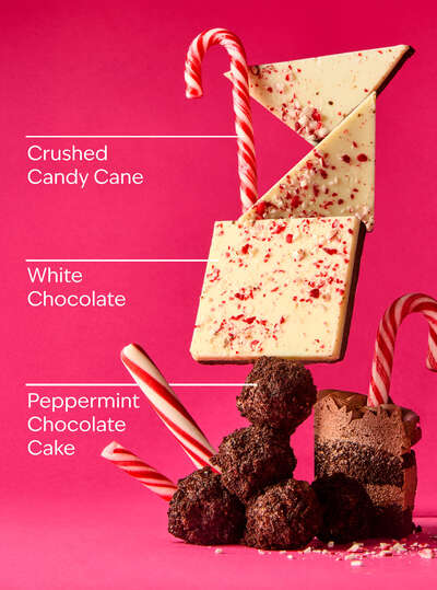 Peppermint Bark Truffle