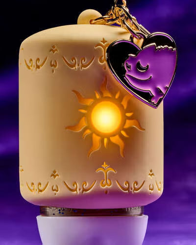 porta gel Rapunzel linterna iluminada