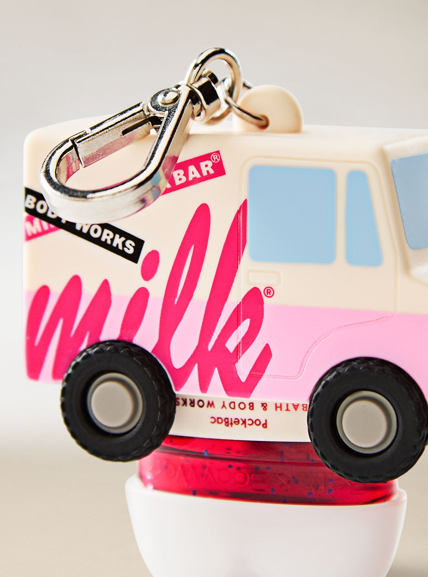 porta gel milk bar camion