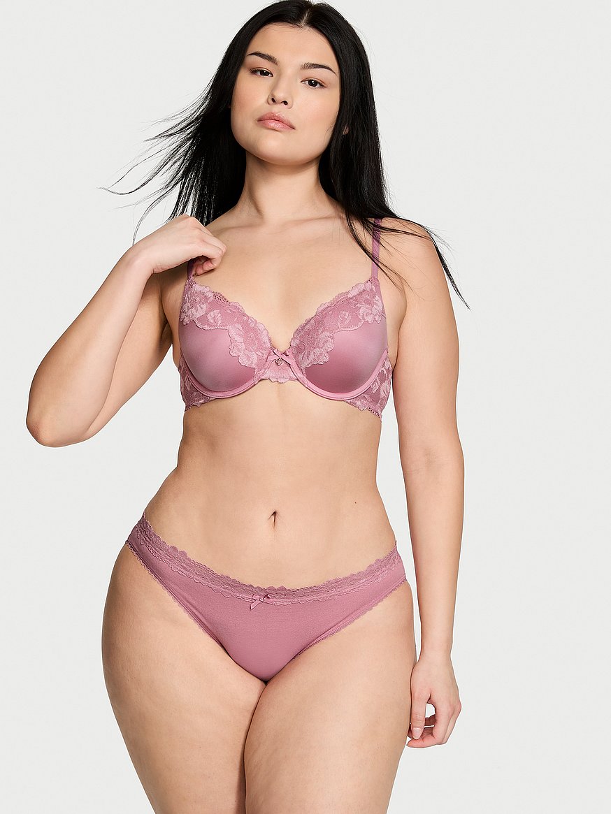 Braguita bikini de algodón elástico