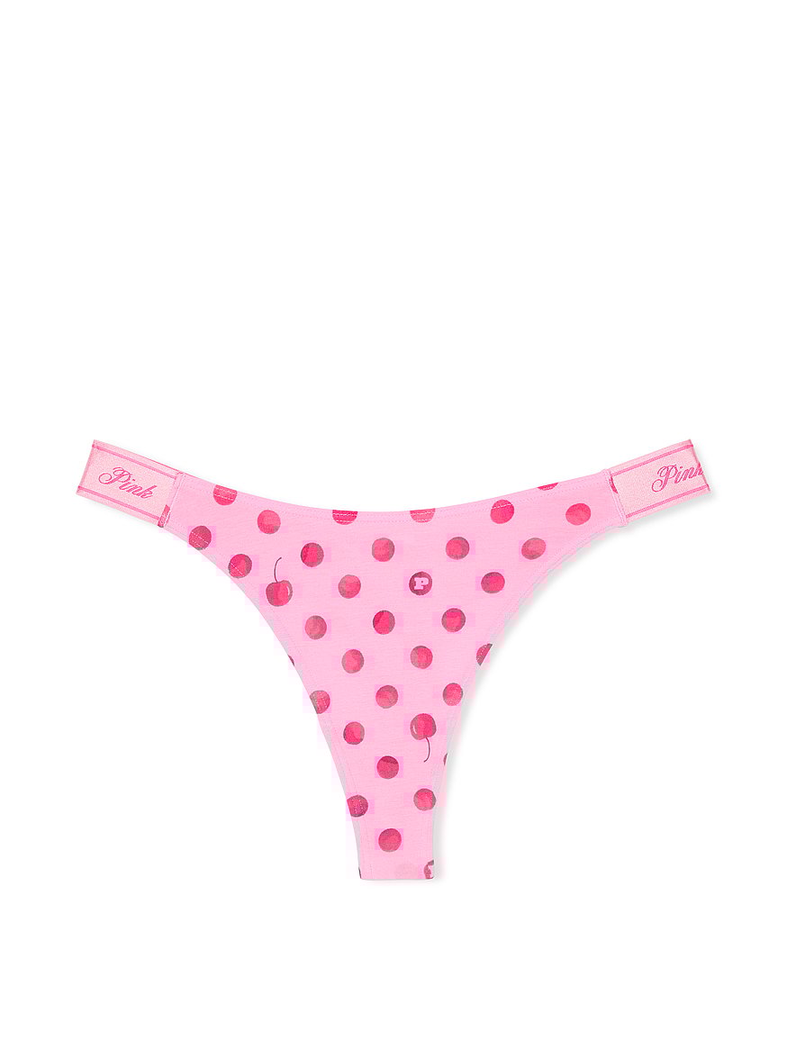 Panti colaless cavada de algodón con brillo y logo