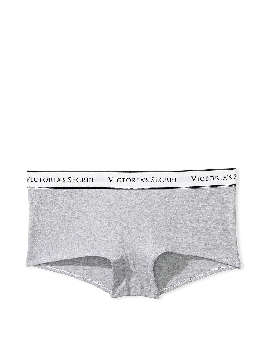 Braguitas tipo boyshort de algodón con logo