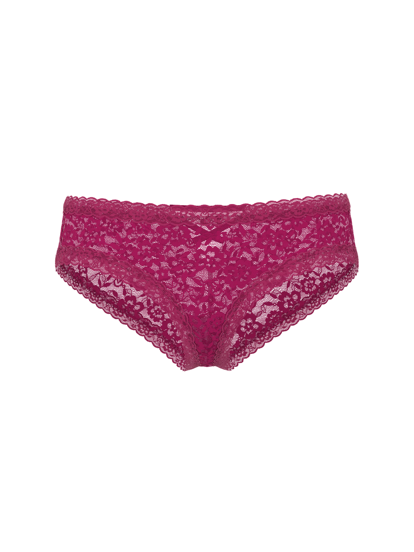 Panti cheeky de encaje con parte posterior a tiras