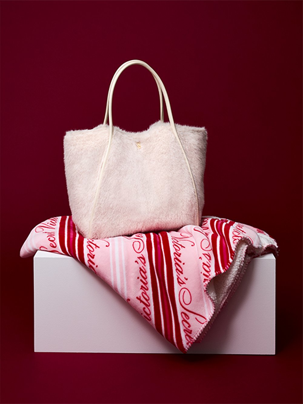 Victoria secret duo tote bag/ cobija afelpada