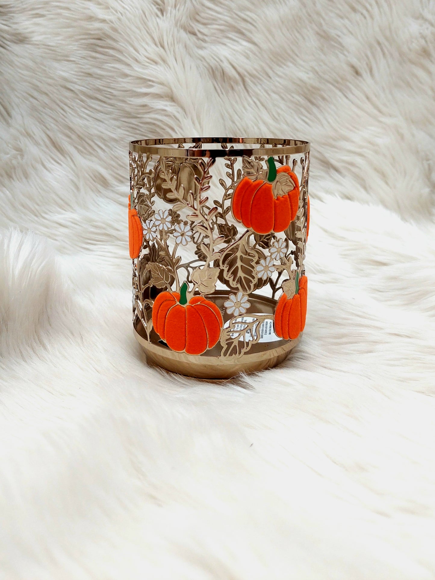 Porta vela de calabaza