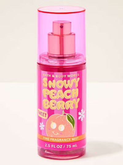 Snowy peach berry