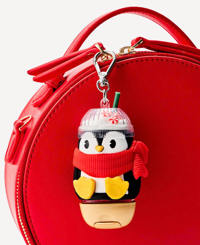 porta gel Pingüino con bufanda