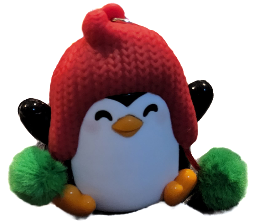 penguin christmas Holder