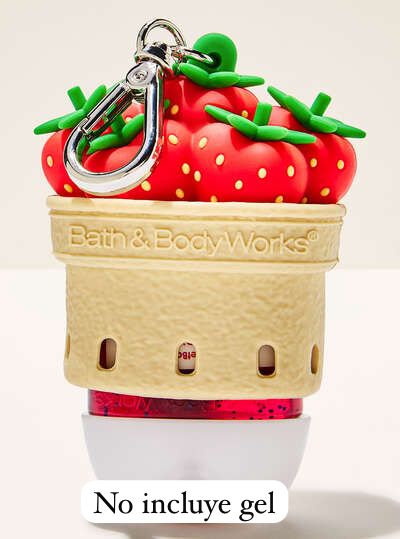 Porta gel cesta de fresas