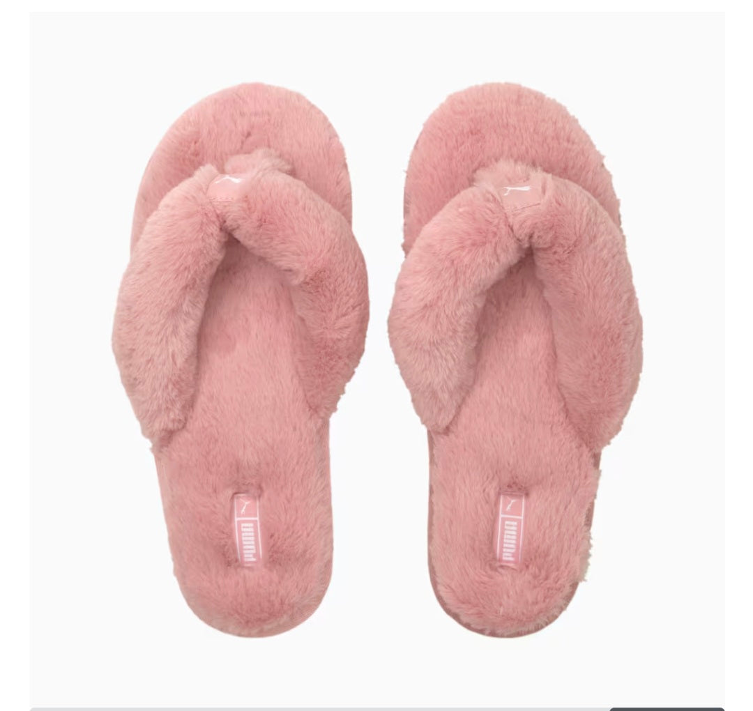 Pantuflas hot pink puma