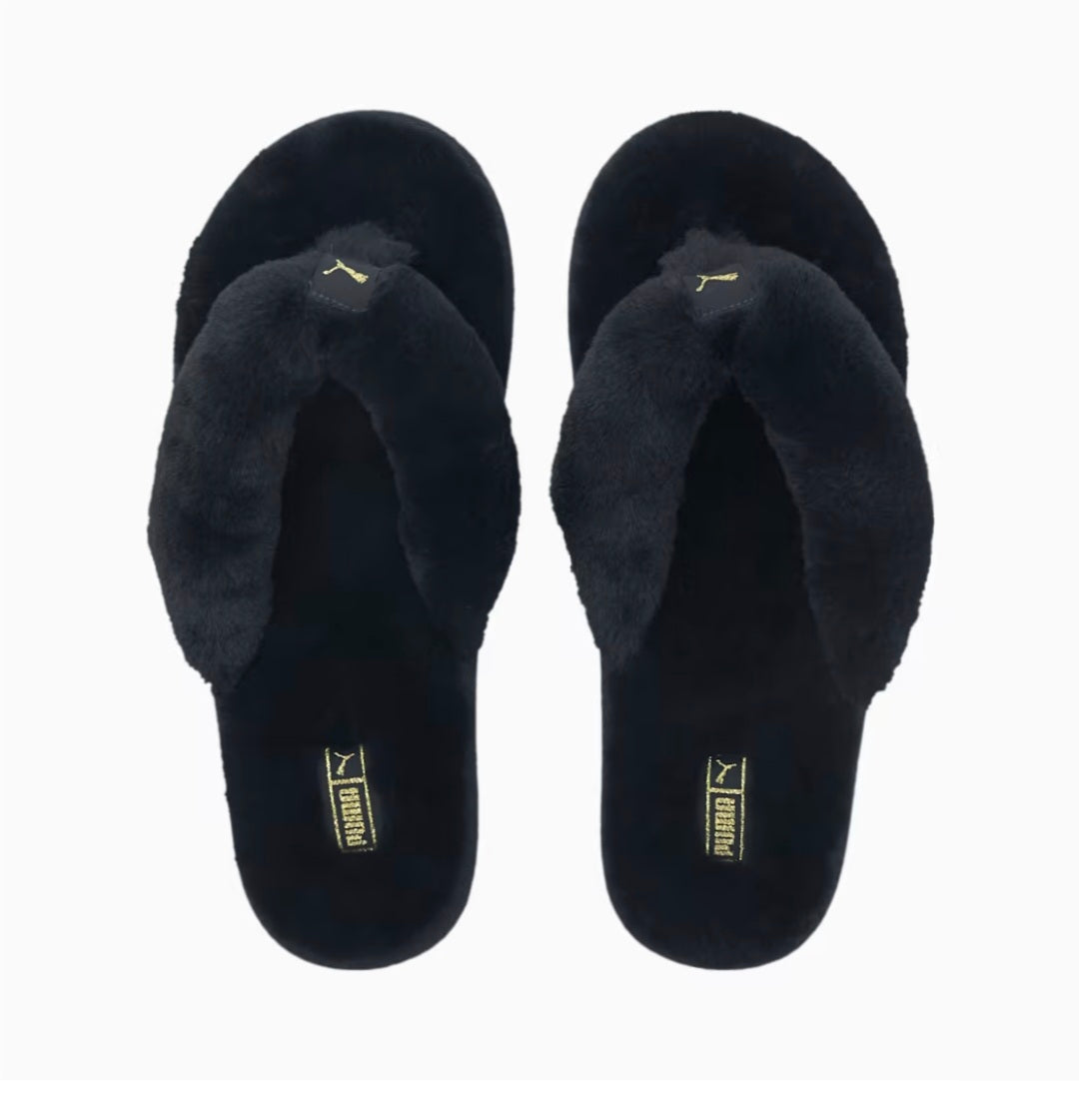 Pantuflas negras puma