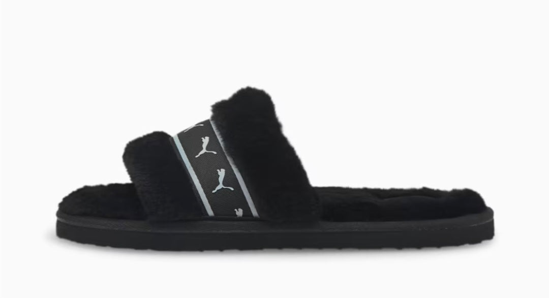 pantufla puma negra