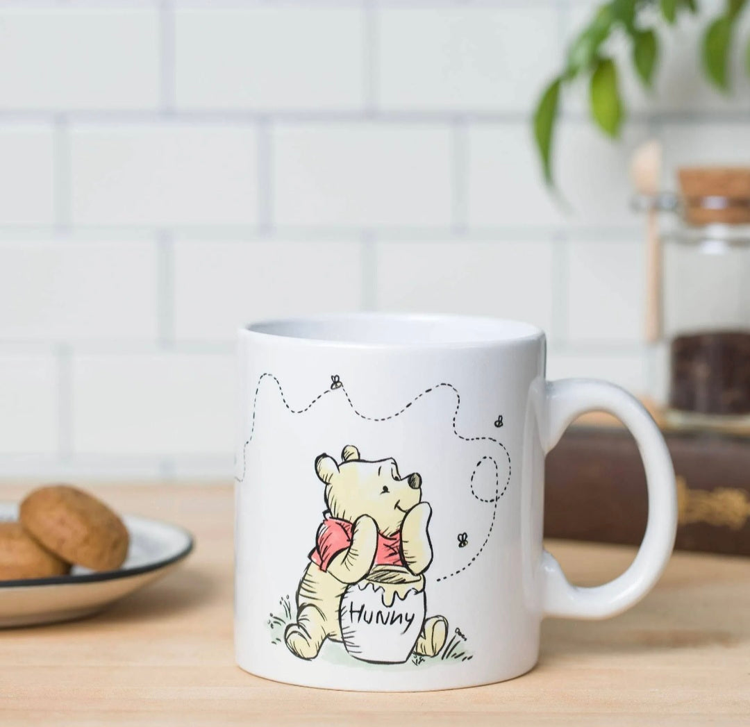 Taza mini winnie pooh y piglet