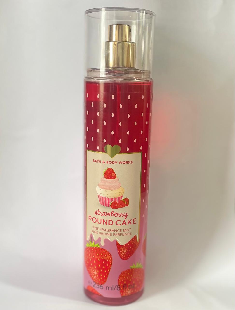 Strawberry pound cake