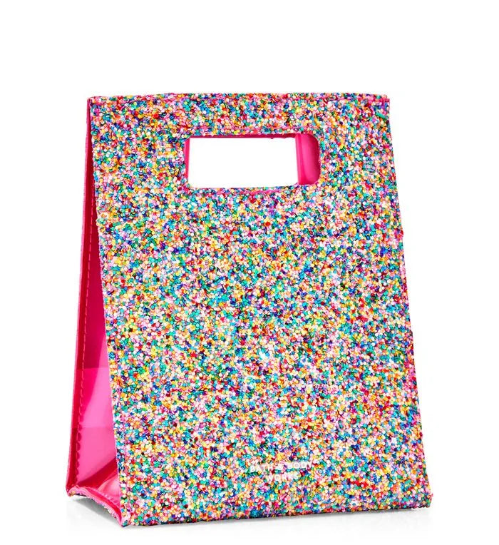 mini Bolsa de regalo de brillo de arcoiris