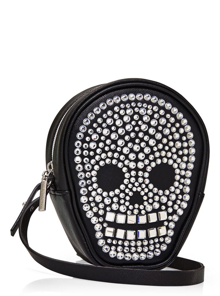 cosmetiquera calavera diamantes