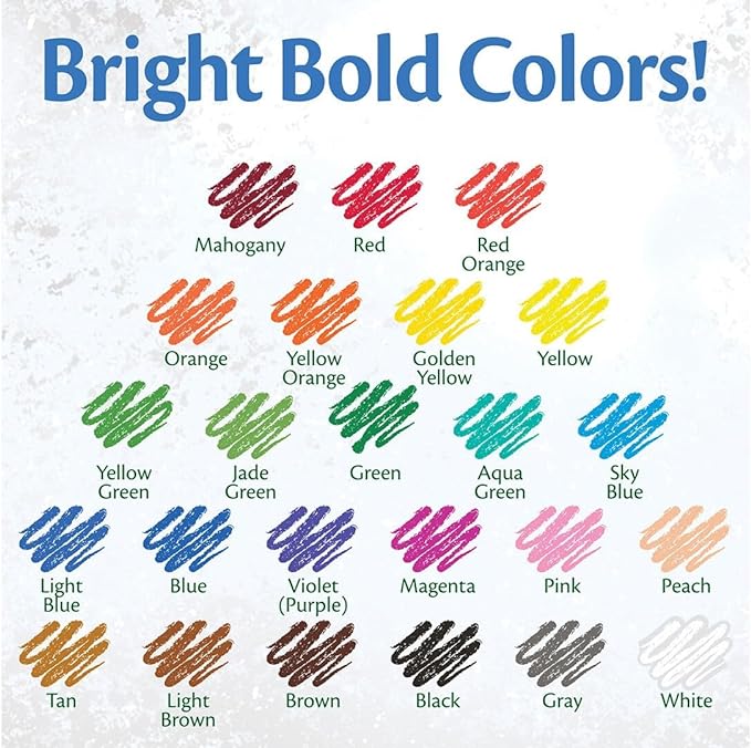colores crayola