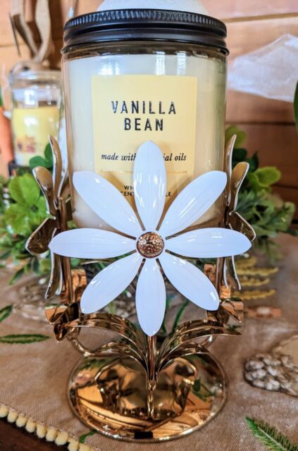 porta vela de margaritas