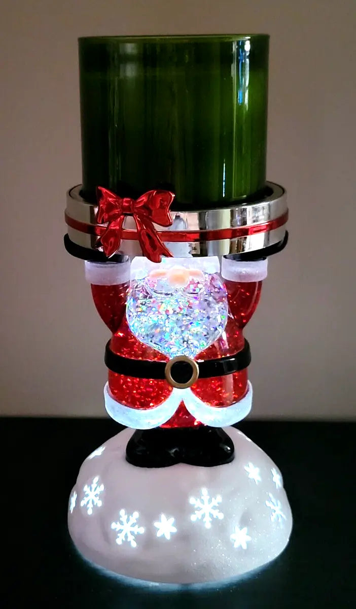 porta vela 3 mechas santa