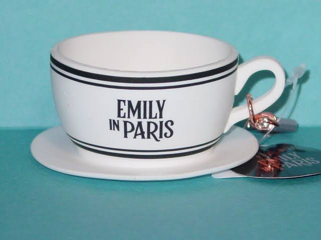 Porta gel taza de café/ Emily in paris