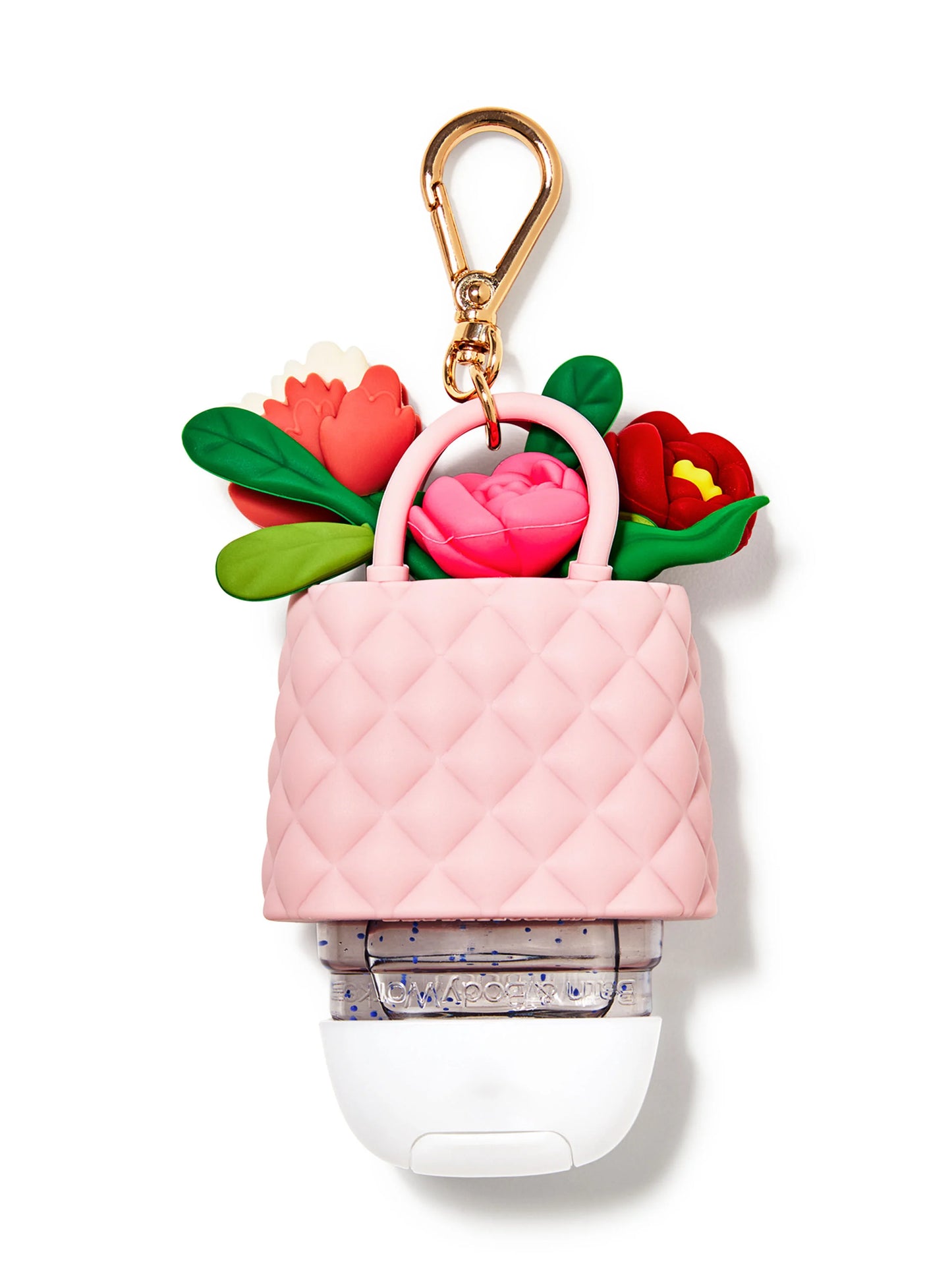 Porta gel canasta de flores