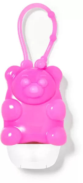 porta gel osito de Goma rosa