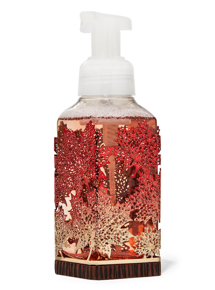 porta jabón hojas de otoño