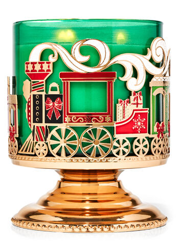 porta vela tren Navideño