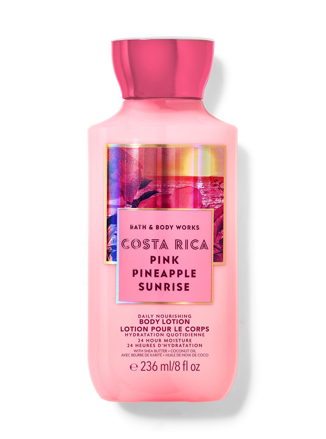 Pink pineapple sunrise