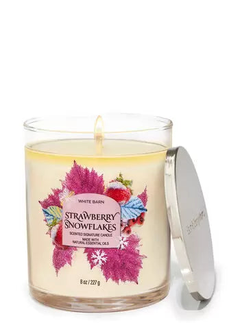 Strawberry Snowflakes