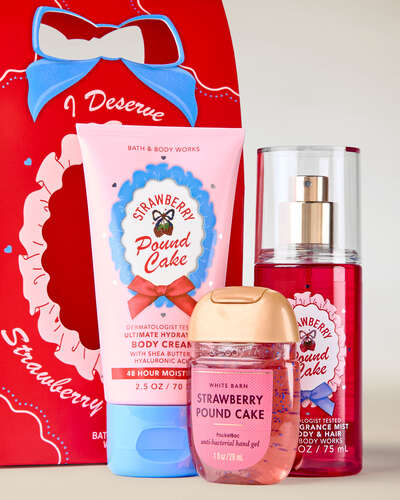 Strawberry pound cake