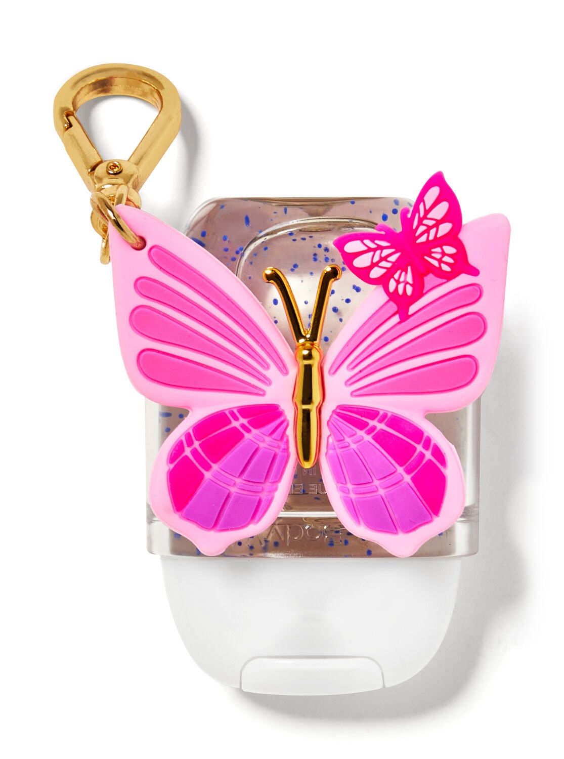 Porta Gel Mariposas Rosas