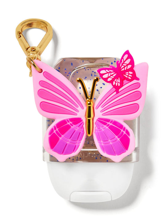 Porta Gel Mariposas Rosas