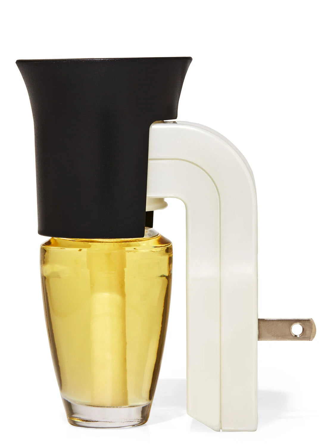 Conector negro con base blanca