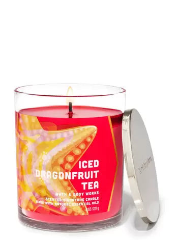 Iced dragonfruit tea