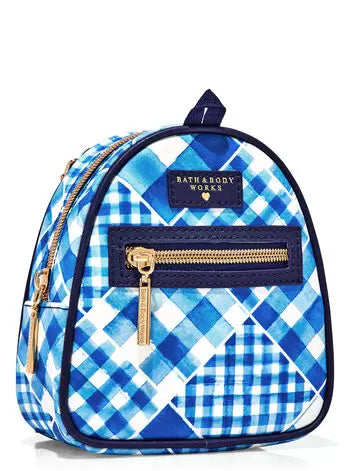 cosmetiquera bolsa gingham