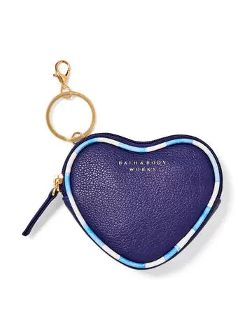 Monedero Blue Gingham Heart