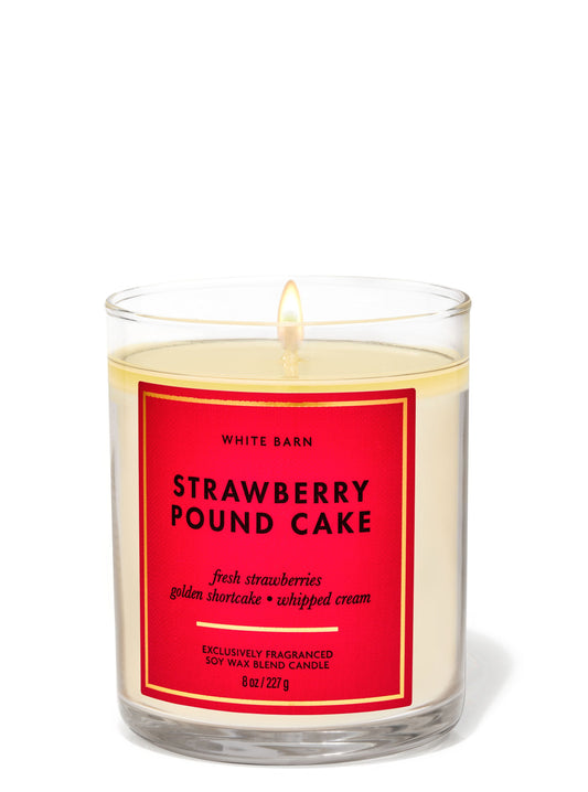 Strawberry pound cake