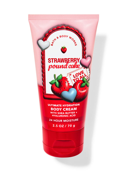 Strawberry pound cake