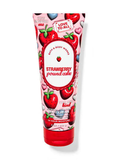 Strawberry pound cake