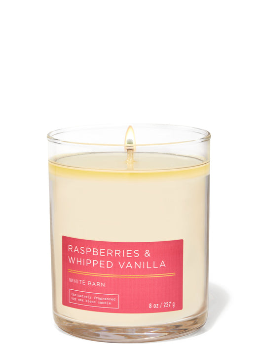 Raspberries & whipped vanilla