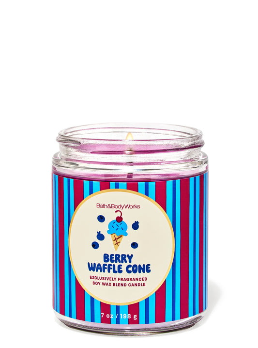 Berry Waffle Cone