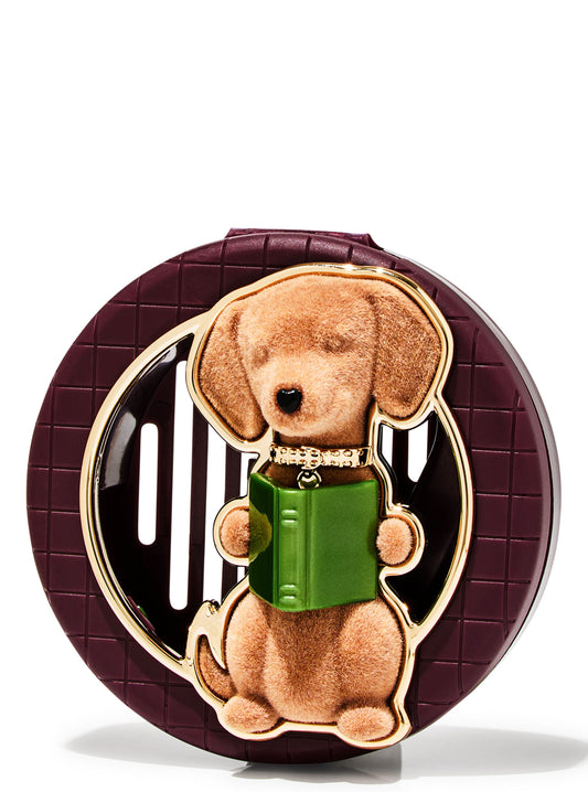 porta aroma perro con libro