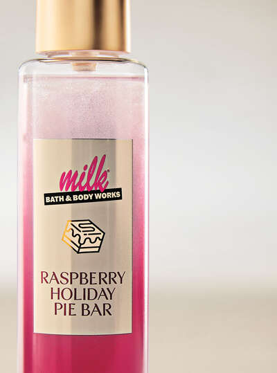 Raspberry Holiday Pie Bar